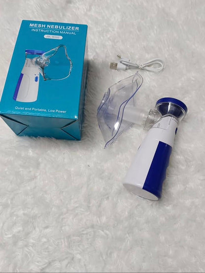 Portable Mesh Nebulizer for Adults & Kids – Silent USB Rechargeable Inhaler for Fast Respiratory Relief
