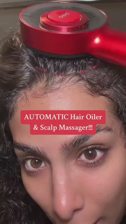 Electric Scalp Massage Comb with Red Light Therapy – Hair Growth & Relaxation Device