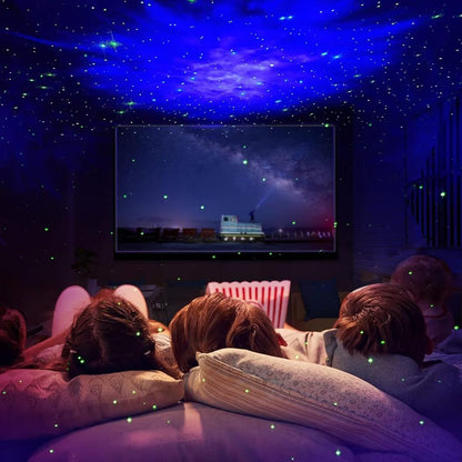 Astronaut Starry Sky Galaxy Projector - LED Nebula Night Light with Remote Control & Auto-Off Timer