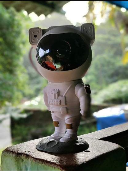 Astronaut Starry Sky Galaxy Projector - LED Nebula Night Light with Remote Control & Auto-Off Timer
